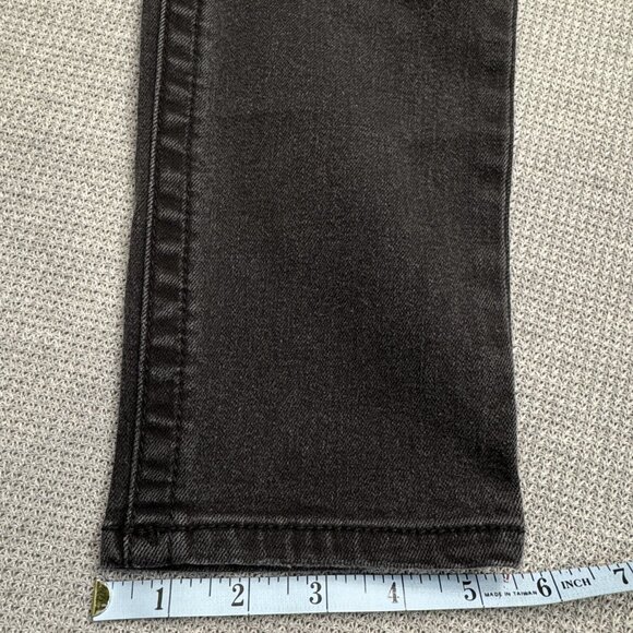 Seven7 Womens Black Distressed Denim Tummyless High Rise Skinny Jeans Size 10 - Picture 14 of 16